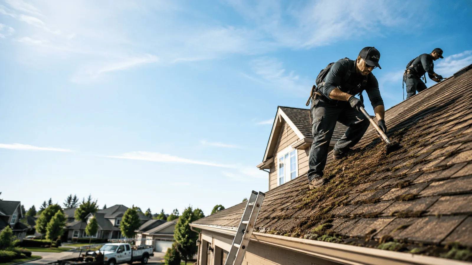 Roof Moss Removal in Belding, MI near me